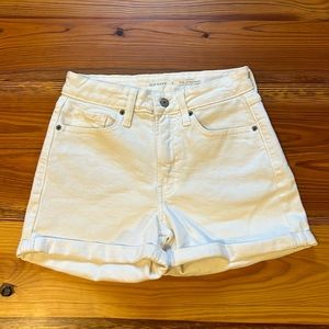 Old Navy O.G. Straight shorts, white, size 0